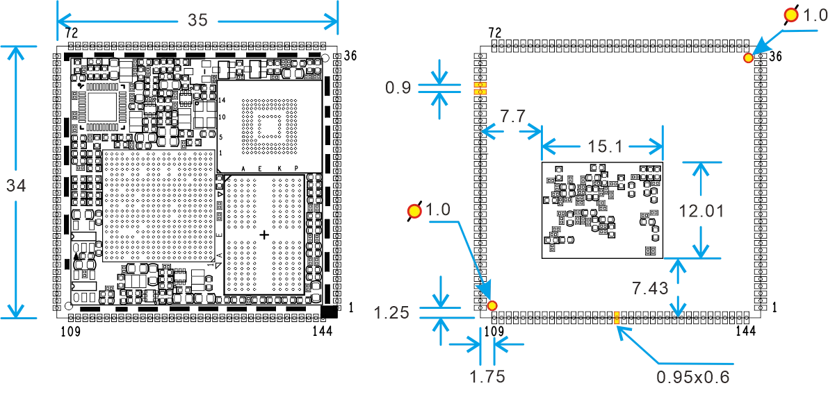CM1126B-P_PCB_dimension