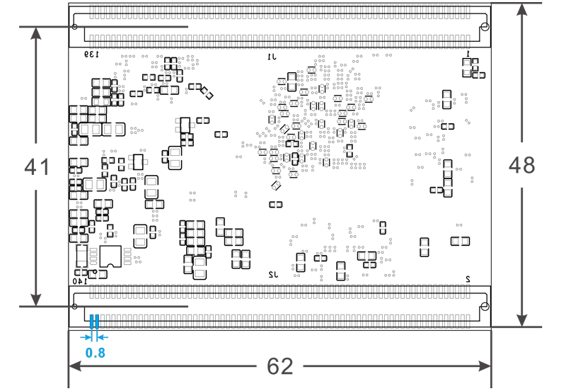 MINI3588_PCB_dimension