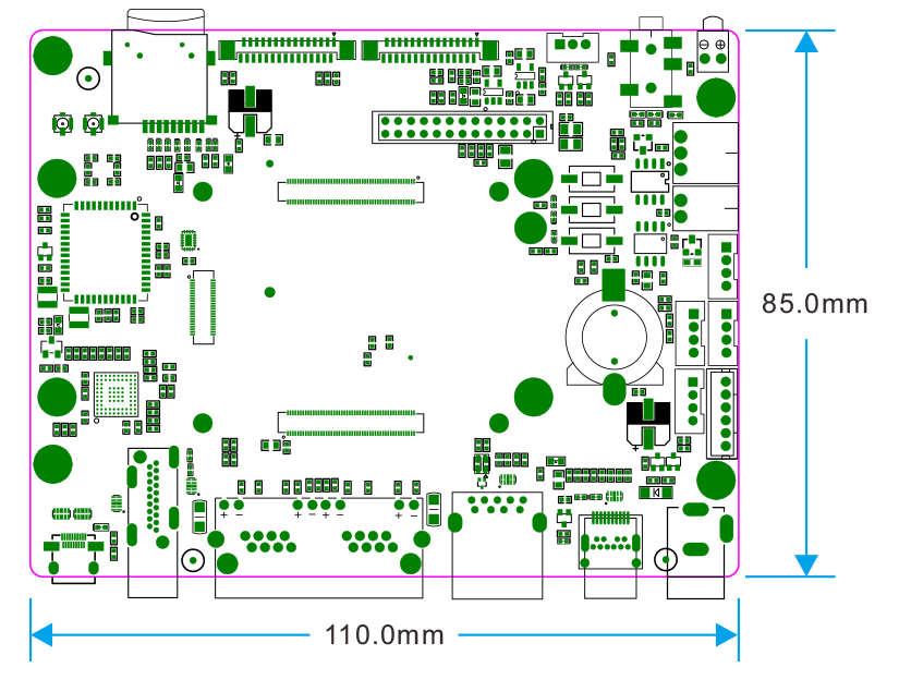 SBC3576_PCB_dimension